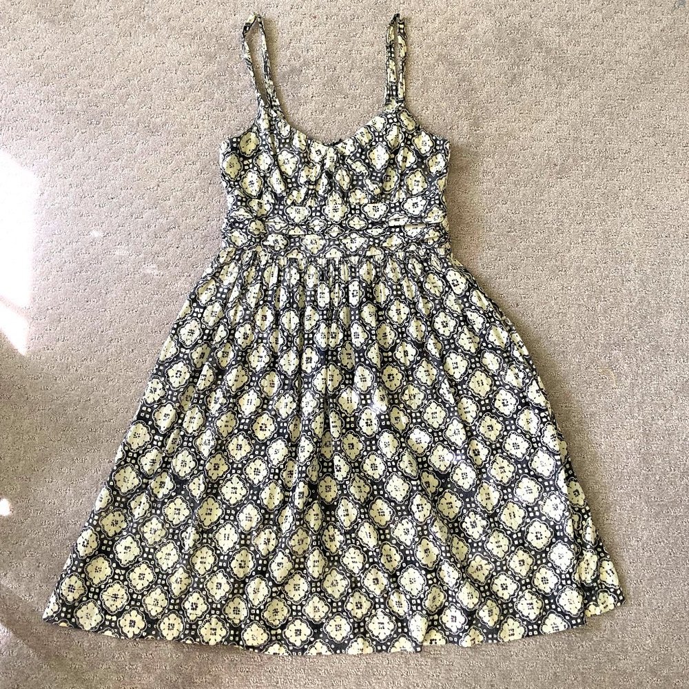 Vince floral medallion cotton sundress, size 2.